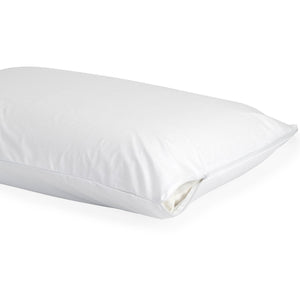 Premium Bamboo Pillow Protector - 100% Waterproof and Hypoallergenic Zipper Washable Cover - zzZensleep