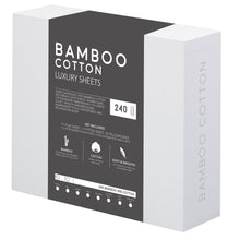 Load image into Gallery viewer, Bamboo Cotton Luxury Sheet Set - White - zzZensleep