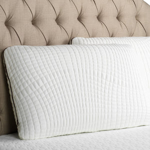 Ventilated Copper Memory Foam Pillow - Washable Cover - zzZensleep